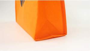 Eco Friendly <b>Lantern</b> Candy Party Toy Gift Reusable Kid's Orange Non-Woven Tote Halloween Pumpkin Bag - Product Image 3