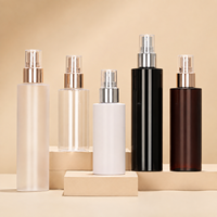 Flacon pulvérisateur cosmétique transparent givré de luxe 60 ml 150 ml, flacon pour tonique hydratant, brume hydratante, emballage pour soins de la peau