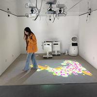 Système de projection interactive 3D au sol, jeu de projection laser immersif, écran de projection intérieur, jeux de projection interactifs pour enfants