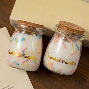 Cute Candy Style Glass Container Scented Candle Handmade Aromatherapy Candle For Party Souvenir Home Ornament - Product Image 4