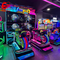 Simulateur de conduite de moto à monnayeur pour divertissement intérieur, avec fonction de vibration corporelle, machine de jeu de course d'arcade, construction métallique