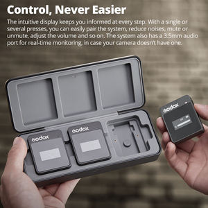 Microphone Lavalier Sans Fil Godox MoveLink II M1 M2 2.4GHz <span class=keywords><strong>pour</strong></span> Appareils Photo Reflex Numériques, Caméscopes, Smartphones, Tablettes, <span class=keywords><strong>YouTube</strong></span> Box - Product Image 3