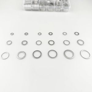 Kit d'assortiment de joints de bouchon de vidange d'huile en aluminium pour automobile, 570 pièces, 18 tailles, pour la réparation du moteur - Product Image 2