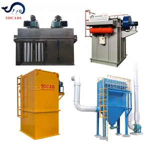 SDCAD Silo Top Active dust removal silo top cement filter silo door vent filter dust filter collector with fan