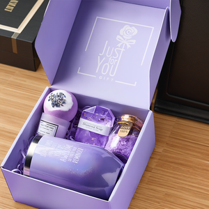 Cours de cadeau de bienvenue axé sur l'éducation Réunions Promotions de Noël personnalisées Ensemble de paniers cadeaux Lavande Relaxation <span class=keywords><strong>Spa</strong></span> - Product Image 4