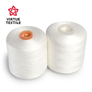 Bán buôn có độ bền cao vòng quay trinh nữ 10s-40s100% <span class=keywords><strong>polyester</strong></span> spun sợi 20/1 21/1 30/1 - Product Image 6