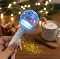 RICHSHINING Personnalisez votre propre porte-clés LED, mini bâton lumineux LED portable, éclairage coloré, porte-clés LED pour la décoration de sac à dos