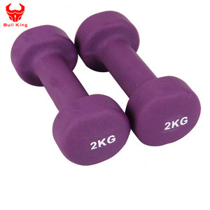 <strong>4kg</strong> Plastic Neoprene Dumbells/Vinyl <strong>Dumbbell</strong> - Product Image 3