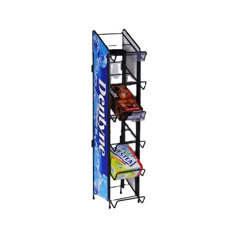 Hot Selling Aanrecht Chocolade En Snack Display Rack Supermarkt Plank Voor Verbeterde Presentatie