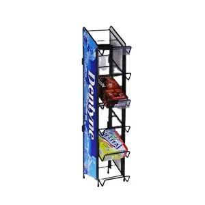 Hot Selling Countertop Chocolate and Snack Display Rack Supermarket Shelf for Enhanced Presentation