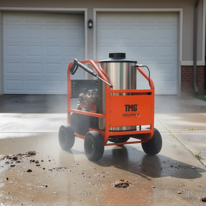 Hidrolavadora Industrial Tmg de 2700 Psi con Tanque de 150 Galones para Uso Comercial Pesado - Product Image 2