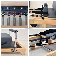 Équipement d'entraînement Pilates Reformer pliable de haute qualité pour usage domestique, personnalisable, pliable et écologique
