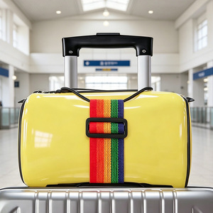 Luggage <b>securing</b> straps for <b>backpacks</b>, carry-on bags, and travel trolley cases; elastic <b>securing</b> straps. - Product Image 2
