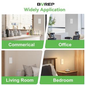 Interrupteur mural à bascule Barep Factory Us 15 ampères, simple pôle/3 voies, variateur de lumière, pour la maison, le bureau, la cuisine - Product Image 4