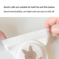Genouillères anti-chute pour bébé, protège-jambes à motif dessin animé, idéales pour l'apprentissage de la marche en été pour les tout-petits