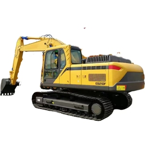 Excavadora hidráulica duradera SDLG E6210F de 21 toneladas, excavadora de orugas mediana con accesorios de Destripador de martillo de cubo - Product Image 1