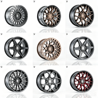 Rines de Aleación de Aluminio Forjado de 17" 8.5J ET0 6x135 6x139.7 CB87.1 CB106.1 Personalizados para SUV y Camionetas Ford F-150 Toyota Hilux