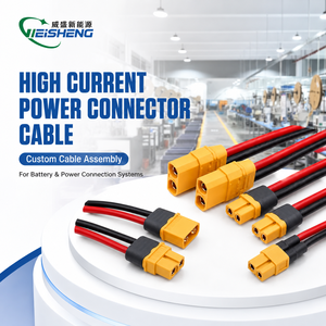 Conector de Batería de Alta Potencia XT60 XT90, <span class=keywords><strong>Cable</strong></span> de Alimentación para Aeromodelismo RC, Arnés de Almacenamiento de Energía - Product Image 1