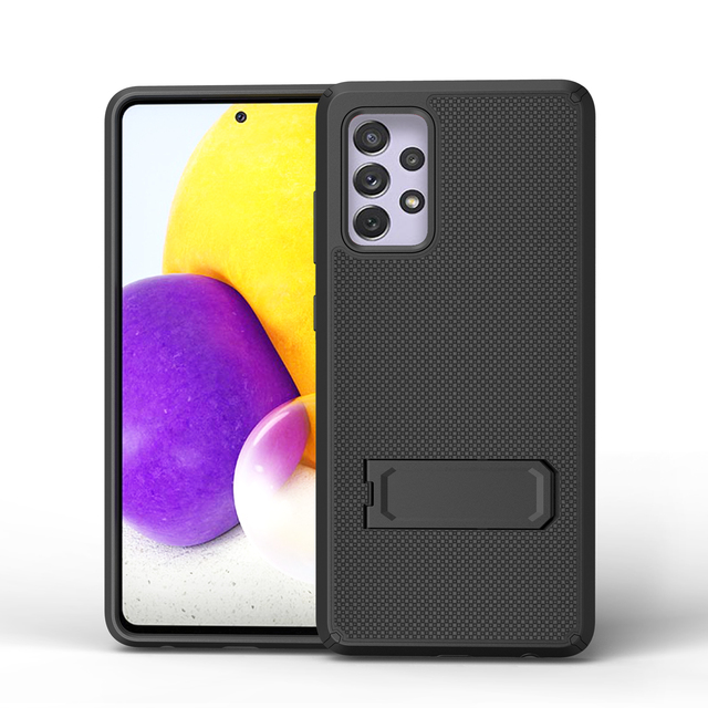 US Hot Selling Belt Holster Shockproof Protection Design Kickstand Card Slot Combo Phone Case for Samsung Galaxy A72 A52 A32 5G
