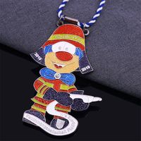 Fabricant de médailles en métal 3D Running Designs Rubans de médailles de sport personnalisés uniques personnalisés Médaille de sport de cyclisme Marathon