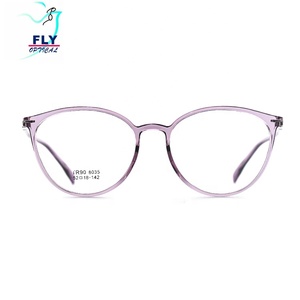 FLY 2020 acrílico transparente tr90 vogue gafas de computadora negras montura gafas de bloqueo de luz azul - Product Image 3