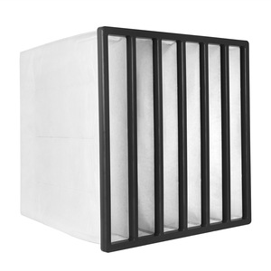 Filtres à sacs en fibre de verre Merv 15 à 8 poches 20x24x21 pour stand de tir intérieur - Product Image 5