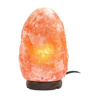 Lámpara de Sal del Himalaya Rosa de 1-2 kg, Luz de Sal de Cristal Natural, Purificadora de Aire, Decoración para el Hogar, Suministro al por Mayor
