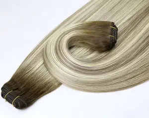 Highknight Remy Hair Inslag Extensions Machine Gemaakt Dubbel Getekend Menselijk Haar Inslag Russische Human Hair Extension