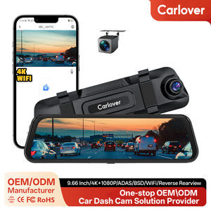 कार के लिए कार ड्राइवर 4k ai रियर व्यू मिरर adas sd डैश कैम वाईफाई 4K GPS Wiffi कार कैमरा डैश कैम डीवीडी 4k dashcam Wifi Dashcam कैमरा - Product Image 1