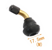 WANOU Valve de pneu Tubeless en métal pour moto Scooter voiture ATV vélo Quad 90 135 degrés cuivre argent valve coudée droite