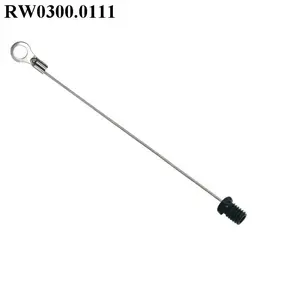 瑞沃RW03000111照片悬挂钢丝绳组件，带孔眼端子和平头螺钉M6
