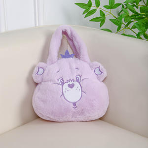 Orsetto Arcobaleno di Peluche alla Moda, Zaino Cartoon, Borsa a Mano, Borsetta Carina, Vendita Calda all'Ingrosso - Product Image 3