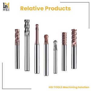 Công cụ phay CNC 2 Sáo cacbua vonfram cuối nhà máy với bán kính góc tráng cho máy phay - Product Image 4