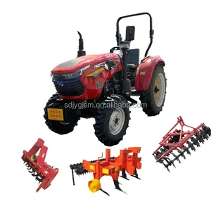 Barato chinês machinary agrícola 8-100HP pequenos tratores agrícolas para a agricultura 60 hp 4x4 agricultura mini trator para venda