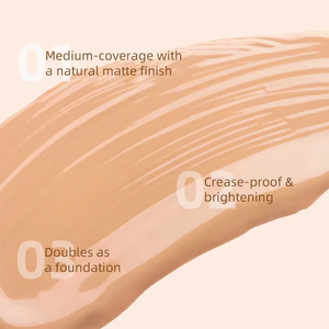 Base <span class=keywords><strong>de</strong></span> Maquillaje Líquida <span class=keywords><strong>de</strong></span> Lujo Personalizada, Corrector Hidratante Natural Mineral, 12 Colores, Cobertura Total, Resistente al Agua - Product Image 3