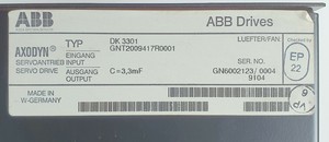 <strong>DK</strong> 3301 Dk3301 Servo Drive Gnt2009417R0001 for PLC - Product Image 3