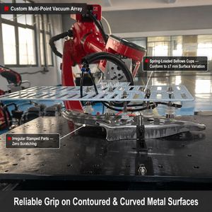 Bras robotisé industriel BRTIRUS1820A 20 kg + Embout personnalisé pour la manutention de pièces métalliques irrégulières - Product Image 4