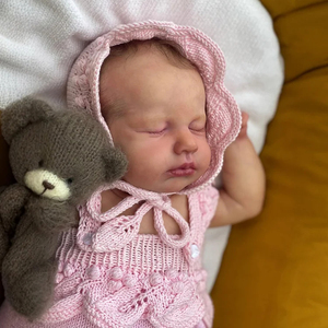 Muñeca Reborn de 18 Pulgadas, Bebé Dormido Alisanka, Muñeca de Vinilo Realista, Juguete Suave, Muñeca de Moda - Product Image 6