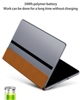 Nouvel ordinateur portable professionnel pliable 2-en-1 à double écran Intel dernière génération 13,5\" + 13,5\" avec 16 Go de DDR5, WiFi 5 et écran tactile 2,5K