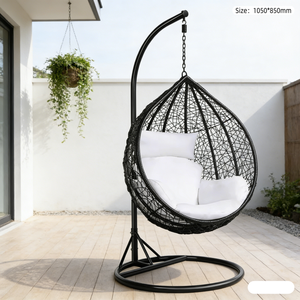 Fauteuil suspendu en rotin en forme <span class=keywords><strong>d</strong></span>'œuf, style <span class=keywords><strong>nid</strong></span> <span class=keywords><strong>d</strong></span>'<span class=keywords><strong>oiseau</strong></span>, <span class=keywords><strong>pour</strong></span> bébé, <span class=keywords><strong>balançoire</strong></span> de jardin, fauteuil suspendu automatique <span class=keywords><strong>pour</strong></span> adultes, panier suspendu - Product Image 3