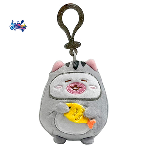 Sang trọng <span class=keywords><strong>Keychain</strong></span> tùy chỉnh-thực hiện đồ chơi sang trọng đáng yêu PP bông lớn mềm đệm sang trọng Mặt dây chuyền trước khi đi ngủ trang trí lớn Thú nhồi bông quà tặng - Product Image 2