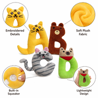 Juguete de Peluche Interactivo con Sonido para Perros, Resistente a Mordidas, con Sonido Incorporado para Perros Pequeños y Medianos