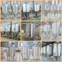 TEKBREW Kombucha Équipement de brassage Acier inoxydable 304 316 Kombucha Fermenteur 300L 500L 1000L Fermenteur Réservoir Fabricant