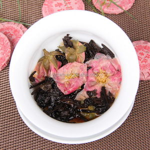 Té Pu'er Orgánico Fermentado de Yunnan, China, al por Mayor, en Pastel, con Doble Aroma a Rosa, Fragante, Suelto, Maduro, Adelgazante, Saludable, de Primera Calidad - Product Image 5