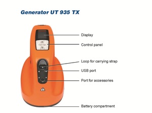 Localizador de Tubulações Subterrâneas UT 930 com Classificação IP67 |   <span class=keywords><strong>Detector</strong></span> de Cabos e Tubos Multifrequência com Transmissão Sem Fio de 5W para Construção - Product Image 5