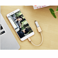 Câble adaptateur OTG mâle-femelle USB de type C vers USB 3.0 avec matériau tressé en nylon pour appareil photo et ordinateur