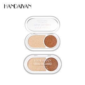 Palette de fards à paupières bicolores en stock, résistante à l'eau, poudre fine chatoyante, maquillage pour les <span class=keywords><strong>yeux</strong></span>, logo personnalisé, marque privée, vente en gros - Product Image 4