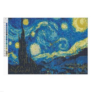 Hot selling diy style 5d diamond painting Van Gogh starry night 5D Diamond Painting Drop Shipping
