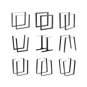 Basi per Tavoli Personalizzate Moderne Industriali Rotonde con Gambe a X <span class=keywords><strong>in</strong></span> Ghisa, Strutture <span class=keywords><strong>in</strong></span> Metallo e Acciaio per Tavoli da Caffè e Sala da Pranzo - Product Image 6