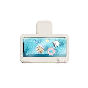 Bathroom Phone Holder <b>Waterproof</b> <b>Adhesive</b> Mount Rotatable For Shower Viewing - Product Image 2